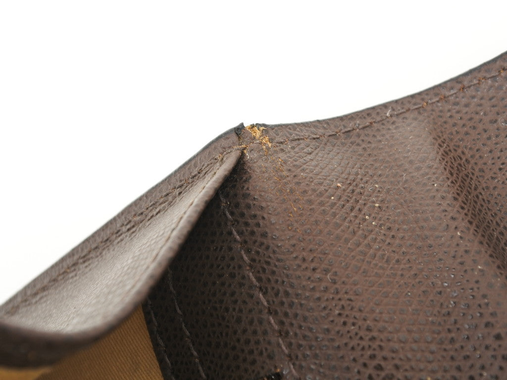 【中古】アンドレア ダミコ Andrea DAMICO レザー ブリーフケース ブラウン【 状態ランクC 】【 メンズ 】