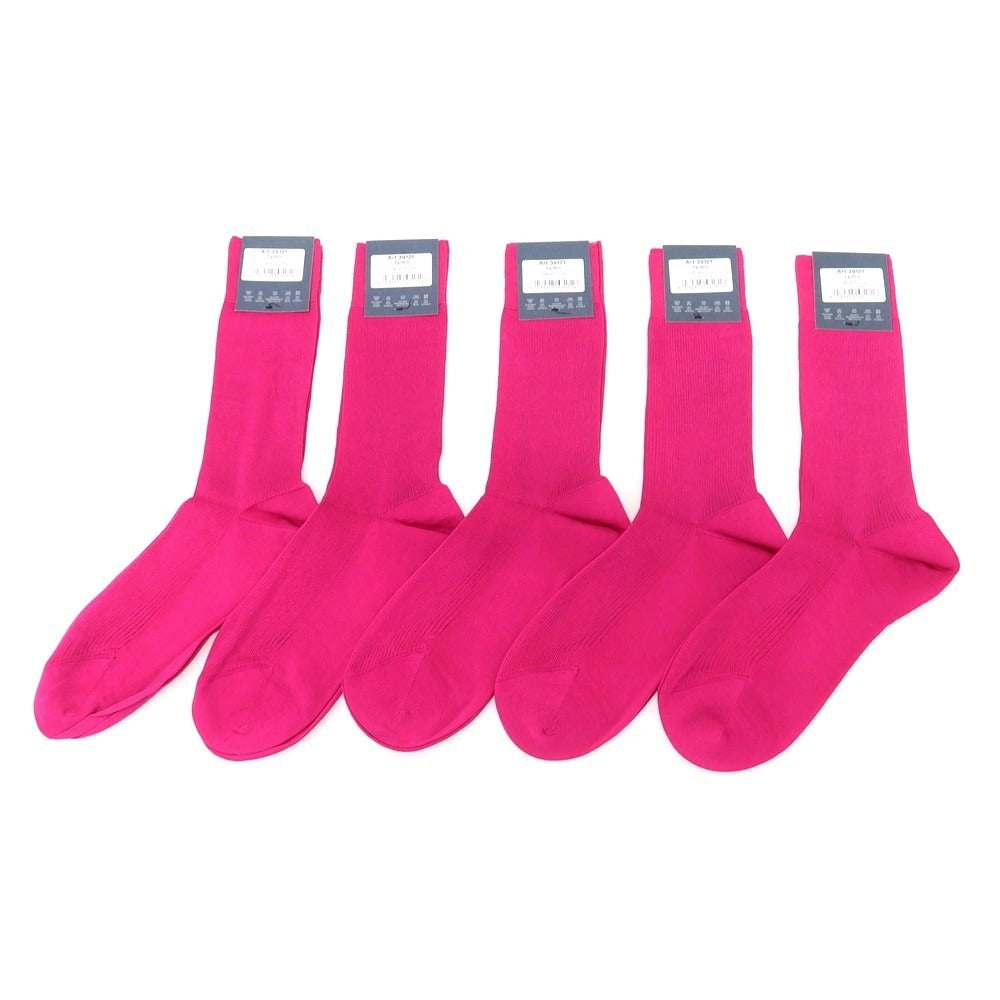 【新品】タイユアタイ TIE YOUR TIE Filo Scozia ソックス 5足セット ピンク【 10.5 】【 状態ランクN 】【 メンズ 】