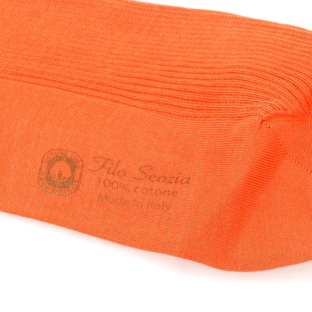 【新品】タイユアタイ TIE YOUR TIE Filo Scozia ソックス 4足セット オレンジ【 10.5 】【 状態ランクN 】【 メンズ 】