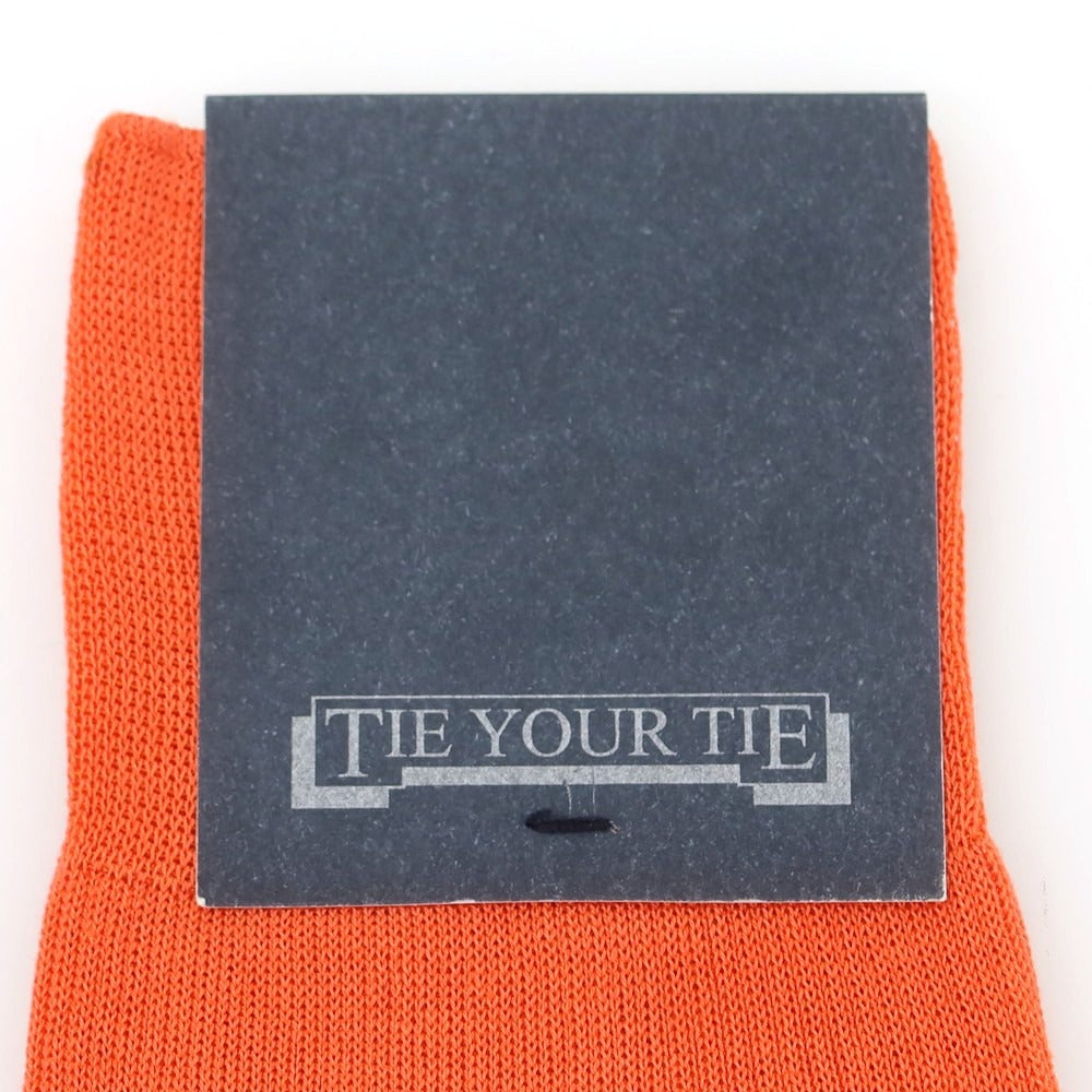 【新品】タイユアタイ TIE YOUR TIE Filo Scozia ソックス 4足セット オレンジ【 10.5 】【 状態ランクN 】【 メンズ 】
