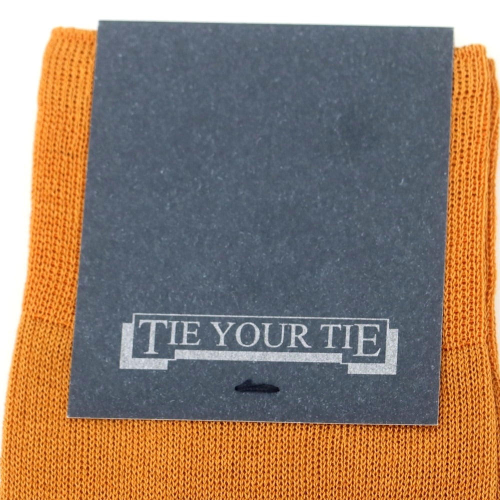 【新品】タイユアタイ TIE YOUR TIE Filo Scozia ソックス 3足セット キャメル【 10 】【 状態ランクN 】【 メンズ 】
