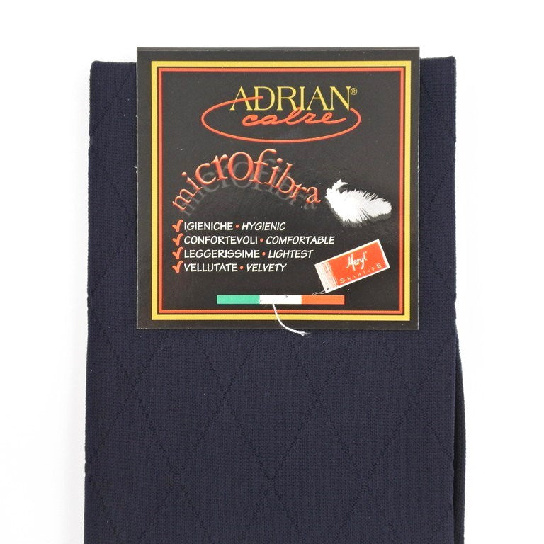 【新品】アドリアン ADRIAN メリル スキンライフ ソックス ネイビー【サイズTaglia.(39-42)】【 状態ランクN 】【 メンズ 】