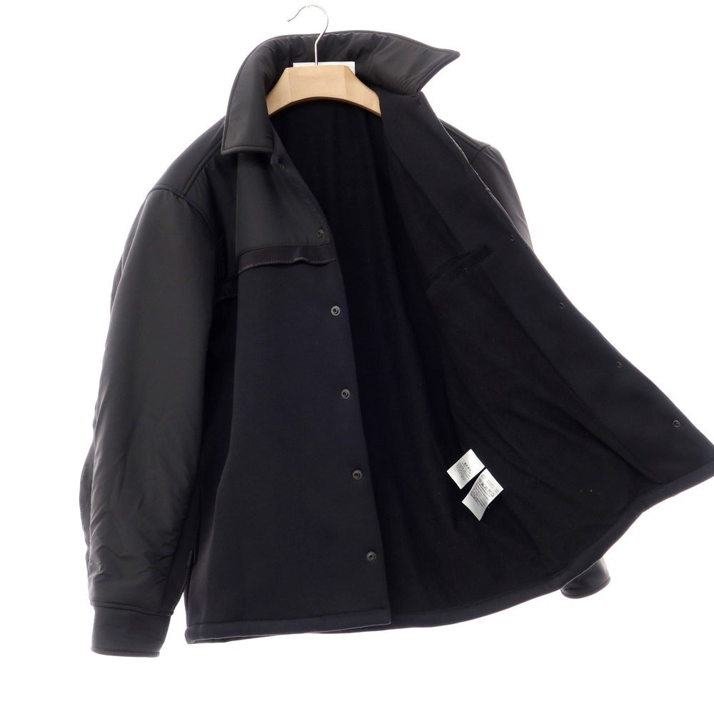 【中古】エヌハリウッド N.HOOLYWOOD Reebokコラボ ポリエステル シェルジャケット ブラック【 M 】【 状態ランクB 】【 メンズ 】