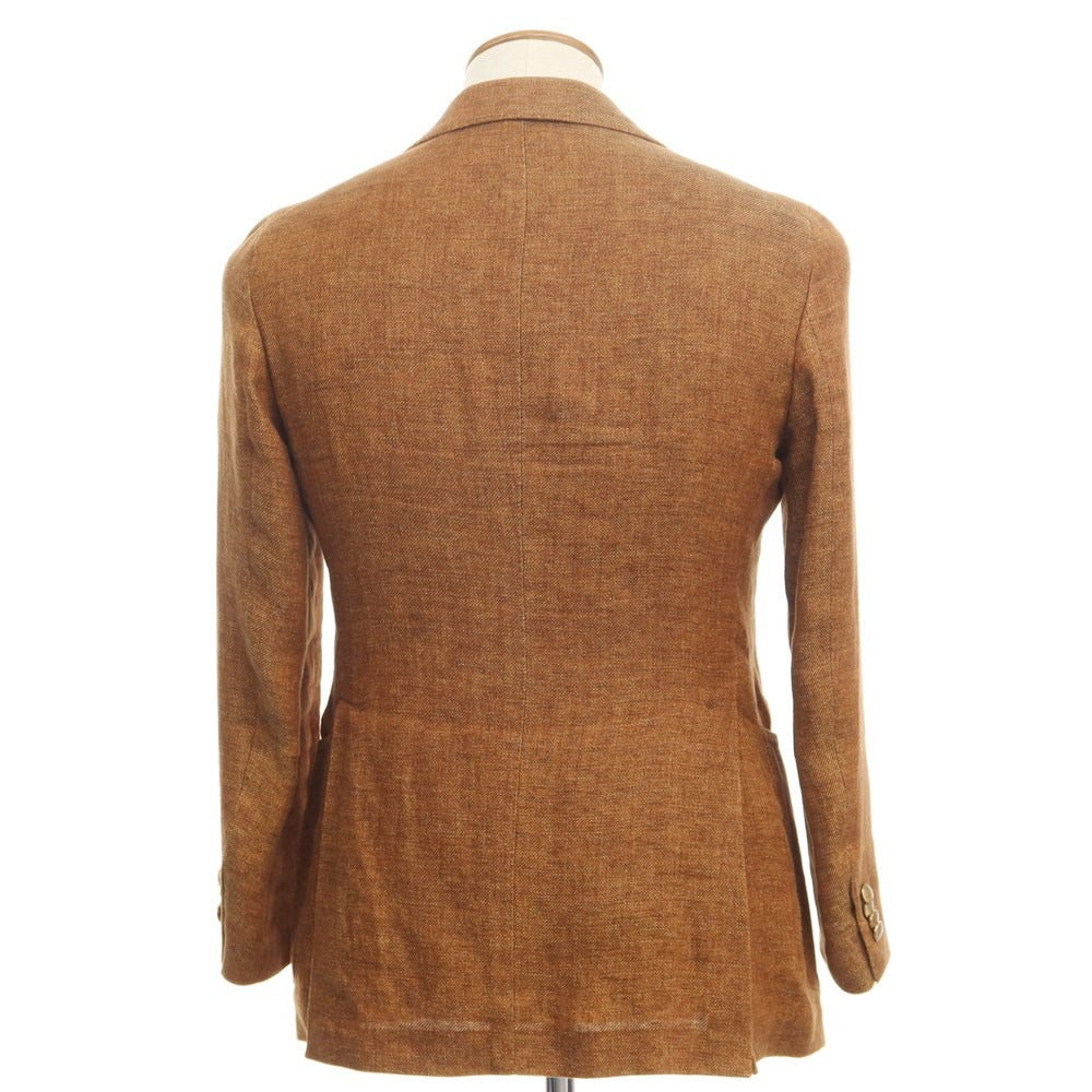 【中古】タリアトーレ TAGLIATORE リネン カジュアルジャケット ライトブラウン【 46 】【 状態ランクC 】【 メンズ 】