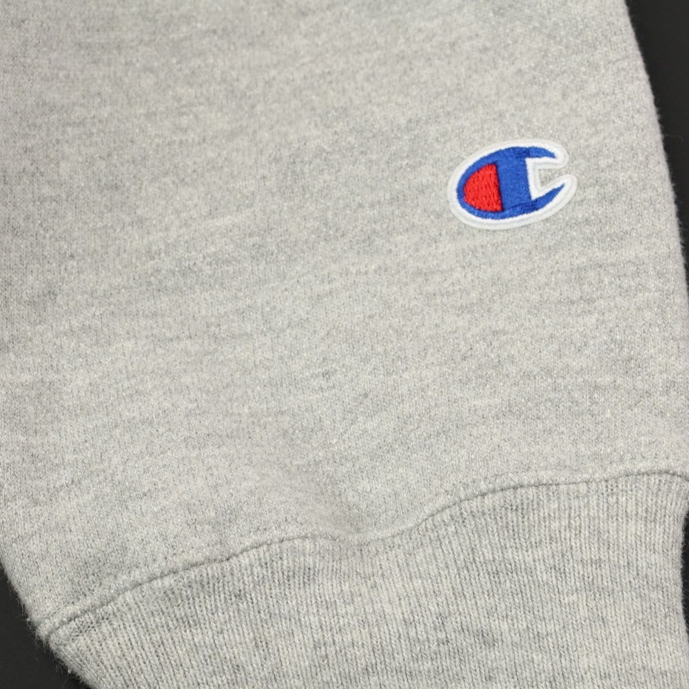 【中古】モマ MoMA CHAMPIONコラボ パーカー ライトグレー【 XL 】【 状態ランクC 】【 メンズ 】