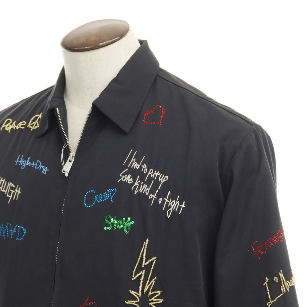 【中古】フォーサムワン FORSOMEONE スイングトップ
ブラック【 48 】【 状態ランクB 】【 メンズ 】