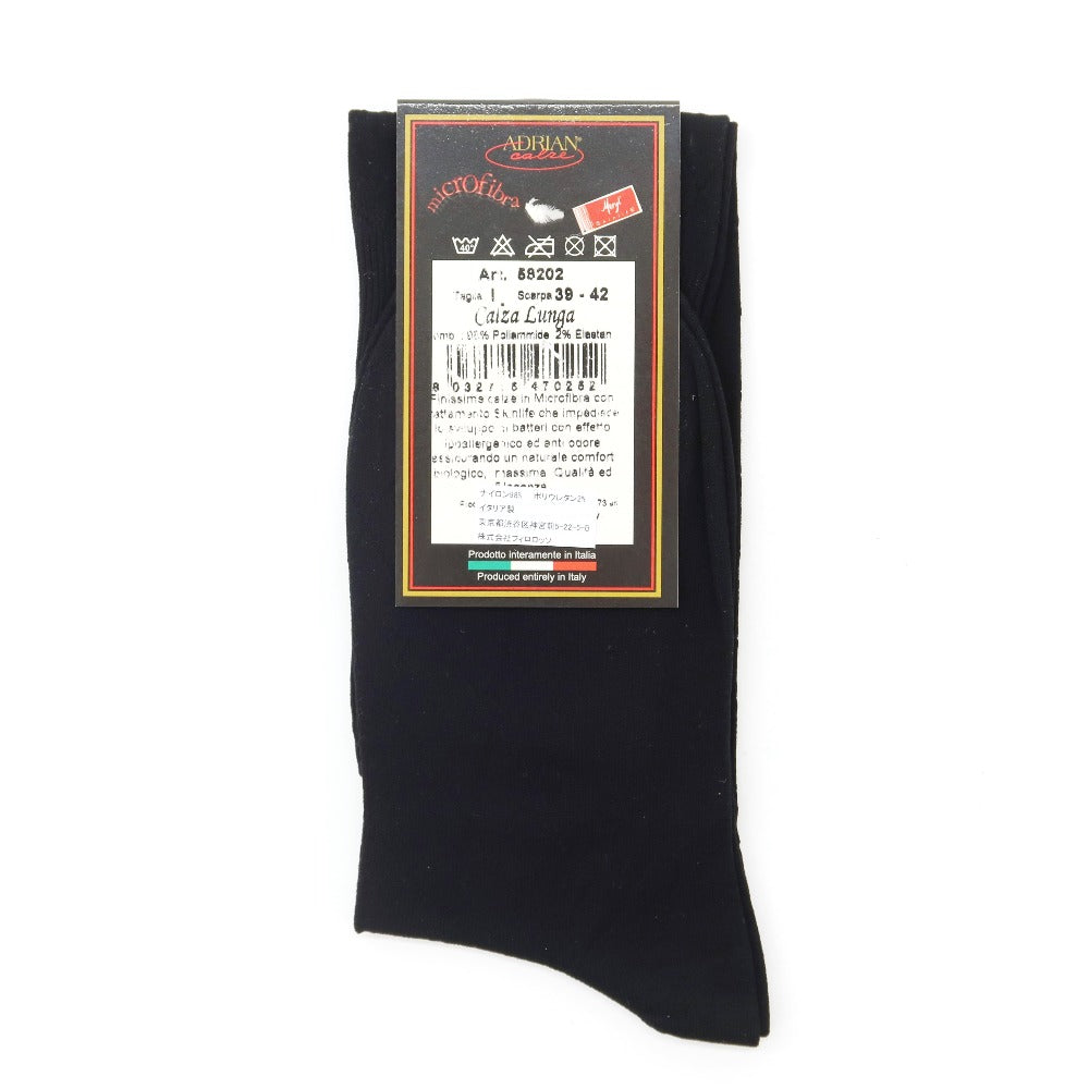 【新品】アドリアン ADRIAN メリル スキンライフ ソックス ブラック【サイズTaglia.(39-42)】【 状態ランクN 】