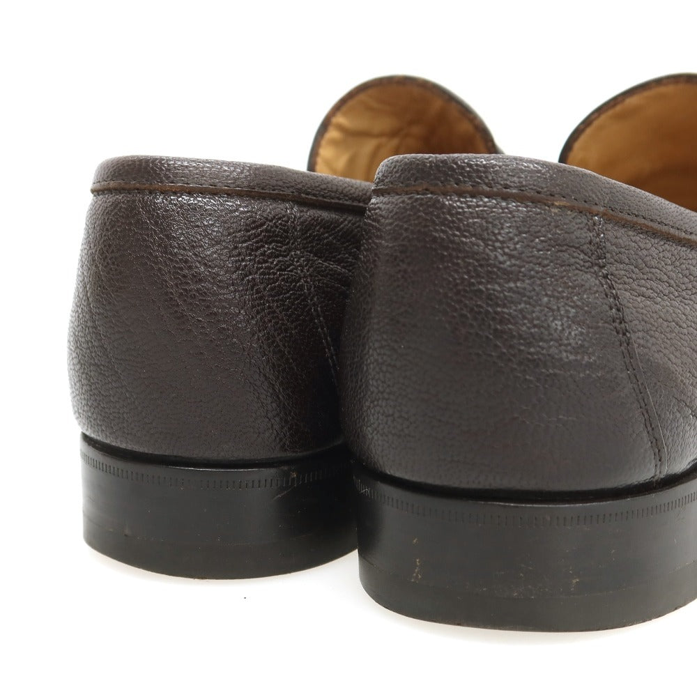 【中古】エンツォ ボナフェ Enzo Bonafe BEAMS別注 ストラップローファー ダークブラウン【 40 】【 状態ランクB 】【 メンズ 】