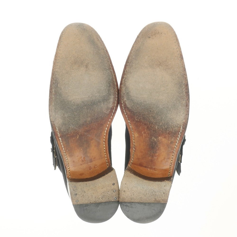 【中古】ベッタニン アンド ベントゥーリ BETTANIN & VENTURI スエード ダブルモンクブーツ ブラック【 8.5 】【 状態ランクB 】【 メンズ 】