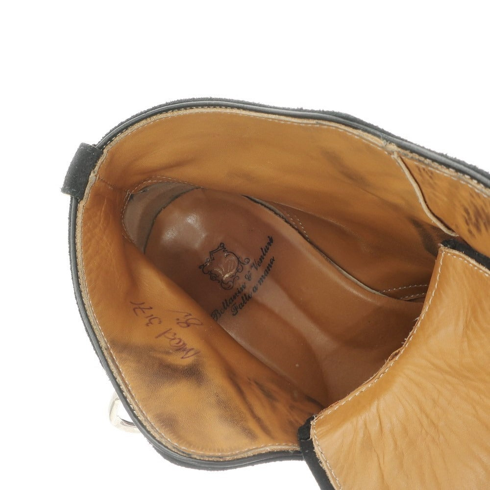 【中古】ベッタニン アンド ベントゥーリ BETTANIN & VENTURI スエード ダブルモンクブーツ ブラック【 8.5 】【 状態ランクB 】【 メンズ 】