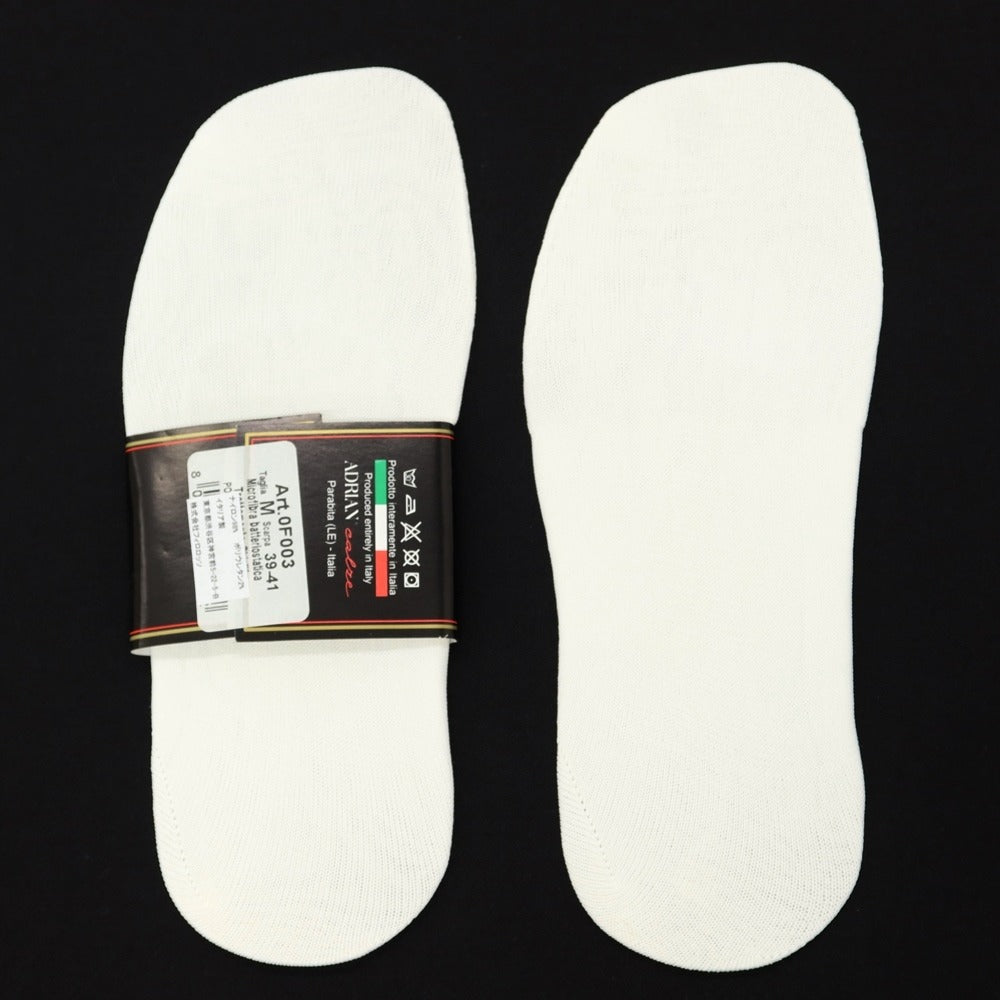 【新品】アドリアン ADRIAN メリル スキンライフ ソックス ホワイト【サイズM(39-41)】【 状態ランクN 】【 メンズ 】