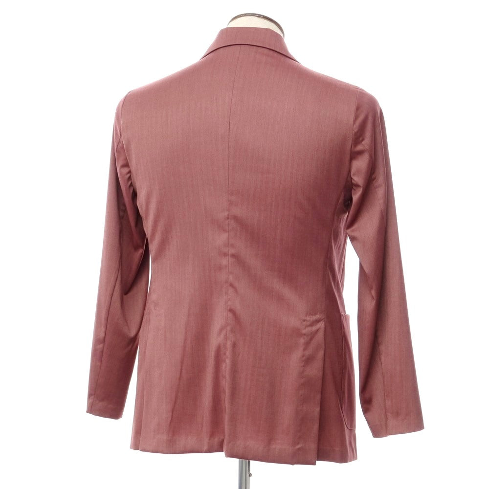 【中古】フィンジャック Finjack ウール テーラードジャケット マルーン系【サイズ48】【RED】【S/S】【状態ランクB】【メンズ】【769278】