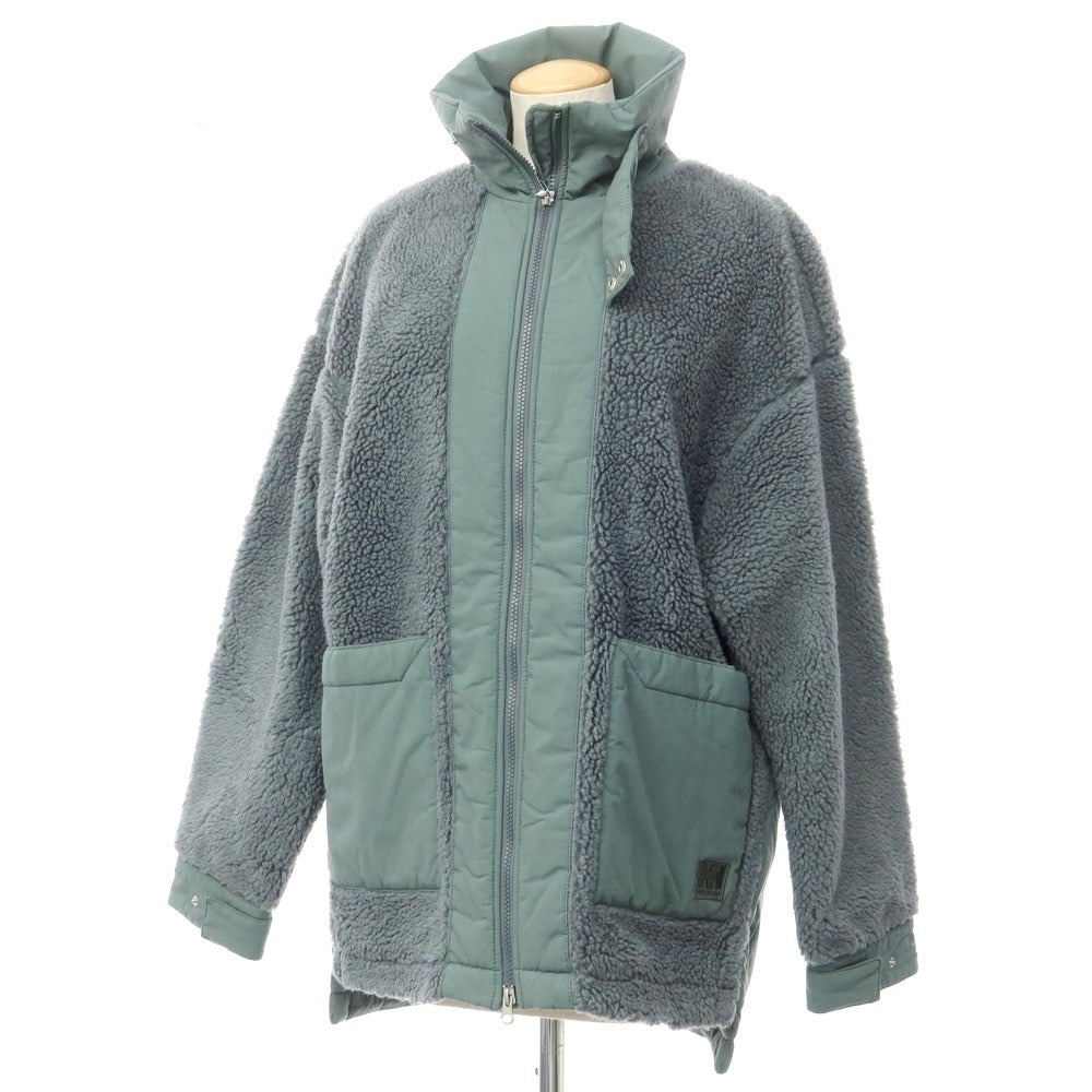 【中古】ヘリーハンセン HELLY HANSEN アクリル系 ポリエステル 中綿 フリースジャケット ブルゾン ブルーグリーン系【サイズM】【GRN】【A/W】【状態ランクB】【メンズ】