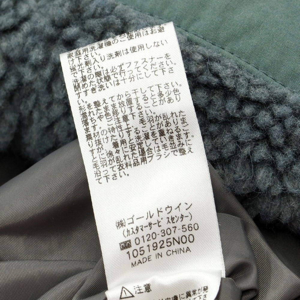 【中古】ヘリーハンセン HELLY HANSEN アクリル系 ポリエステル 中綿 フリースジャケット ブルゾン ブルーグリーン系【サイズM】【GRN】【A/W】【状態ランクB】【メンズ】