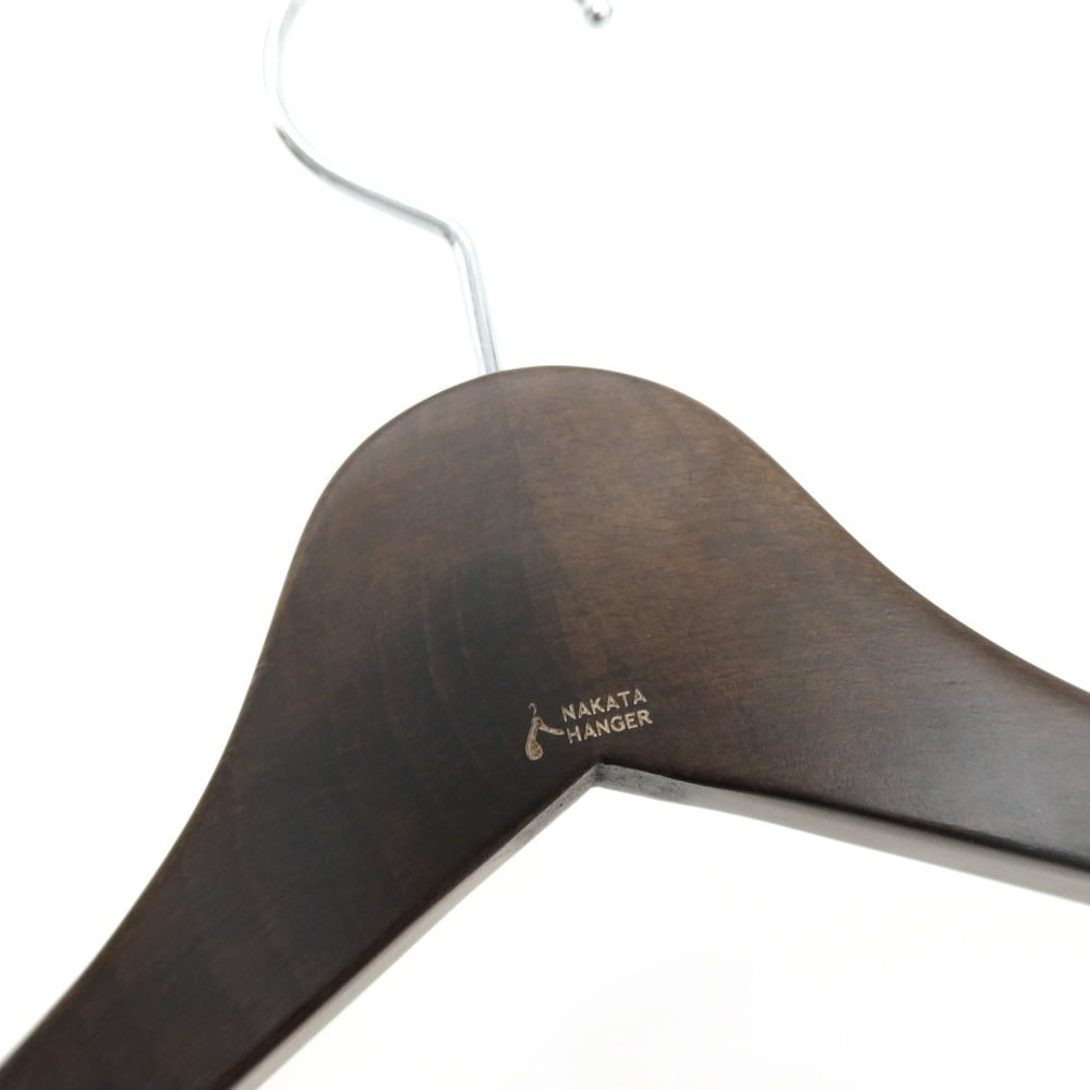 【中古】ナカタハンガー NAKATA HANGER スーツ&ネクタイハンガー 3本セット ダークブラウンxナチュラル【 状態ランクA 】【 メンズ 】