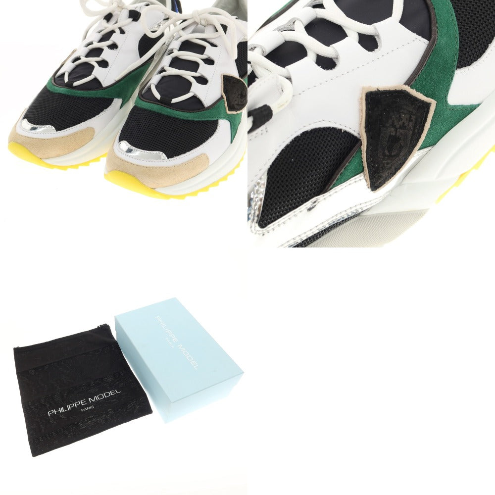 【新品アウトレット】フィリップモデル PHILIPPE MODEL EZE WM6 スニーカー ホワイトxグリーン【サイズ44】【WHT】【S/S/A/W】【状態ランクN-】【メンズ】【769196】