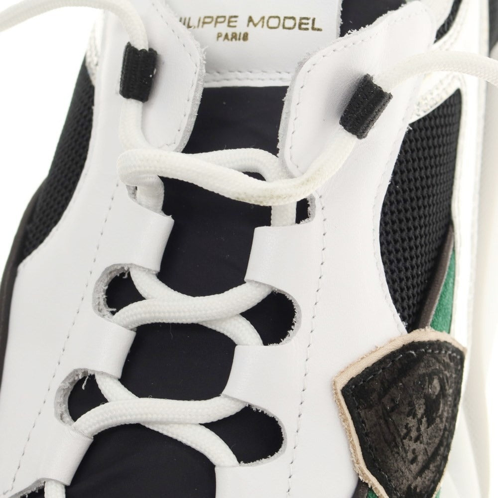【新品アウトレット】フィリップモデル PHILIPPE MODEL EZE WM6 スニーカー ホワイトxグリーン【サイズ44】【WHT】【S/S/A/W】【状態ランクN-】【メンズ】【769196】