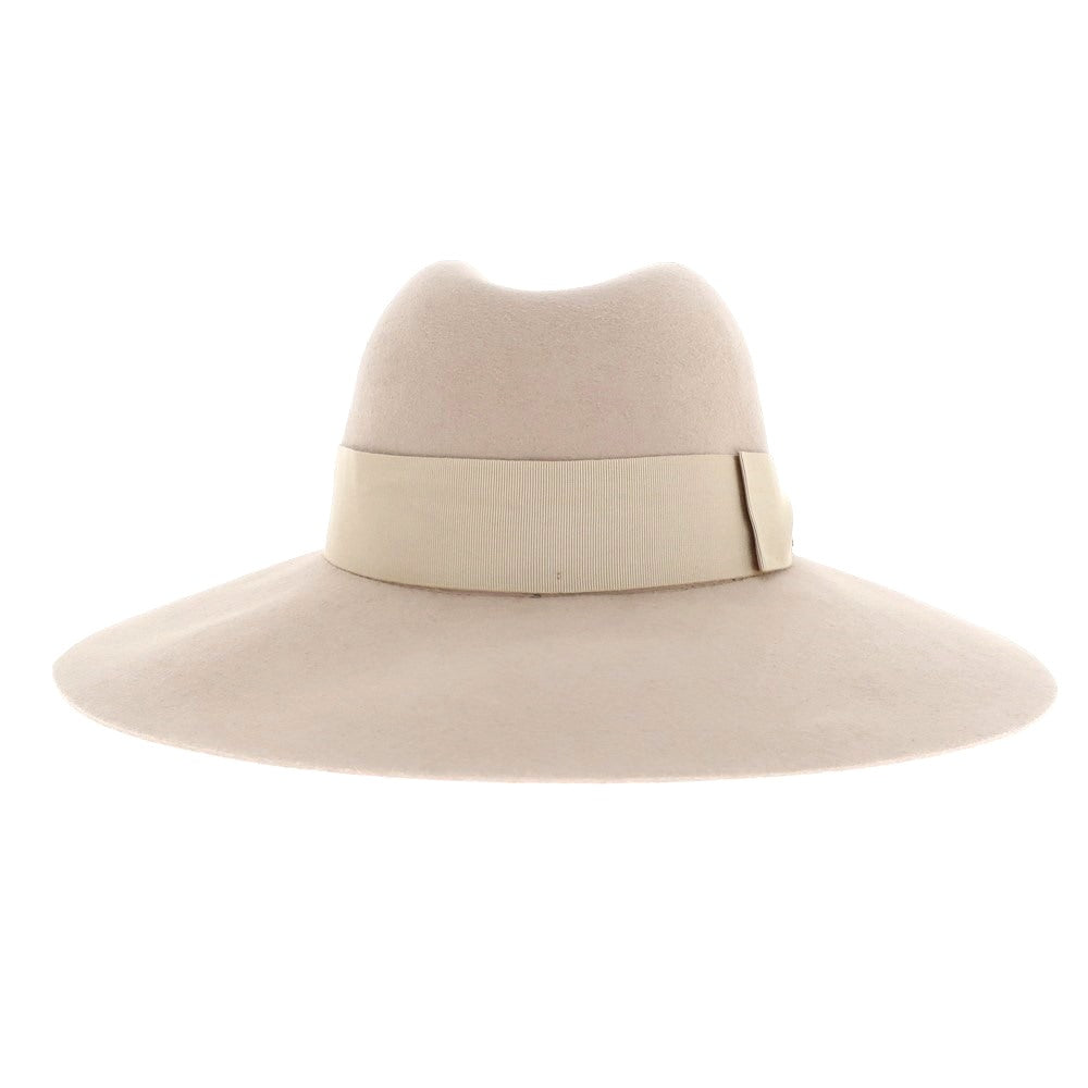 【新品】ボルサリーノ Borsalino ラビットファー 中折れフェルトハット ピンクベージュ【サイズM】【PNK】【A/W】【状態ランクN】【メンズ】【768995】