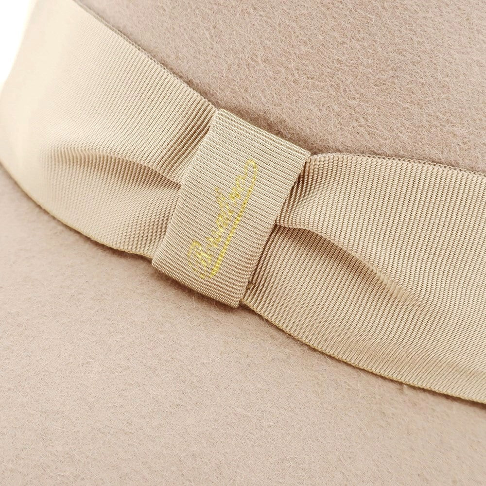 【新品】ボルサリーノ Borsalino ラビットファー 中折れフェルトハット ピンクベージュ【サイズM】【PNK】【A/W】【状態ランクN】【メンズ】【768995】