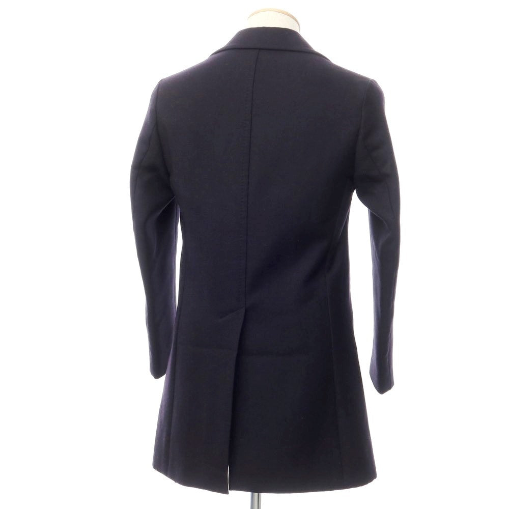 【中古】エイドス Eidos ダブルフェイスウール チェスターフィールドコート ネイビー【サイズ42】【NVY】【A/W】【状態ランクC】【メンズ】【768972】