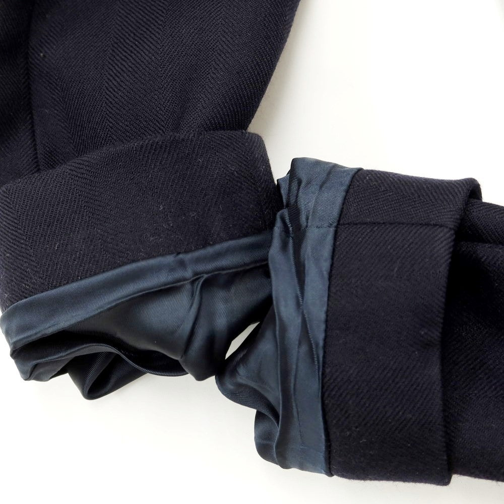 【中古】エイドス Eidos ダブルフェイスウール チェスターフィールドコート ネイビー【サイズ42】【NVY】【A/W】【状態ランクC】【メンズ】【768972】