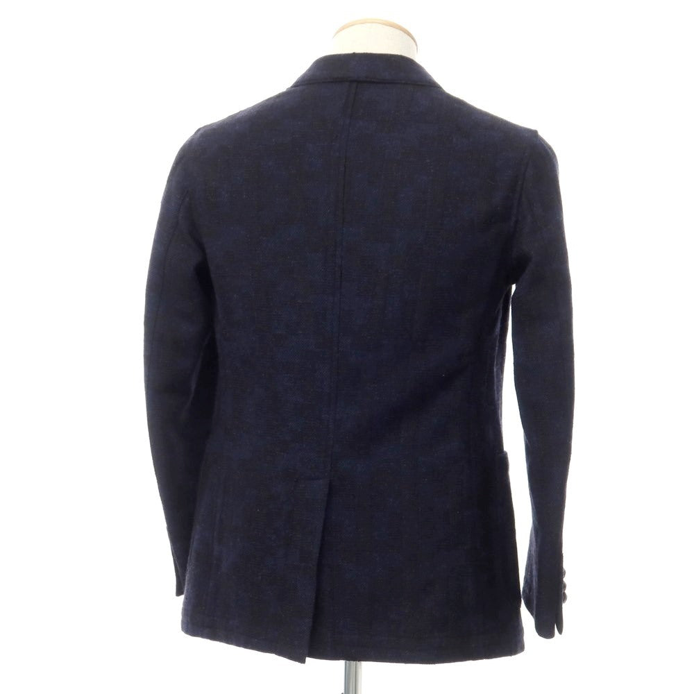 【中古】ザ ジジ THE GIGI ウールアクリル カジュアルジャケット ネイビー【サイズ42】【NVY】【A/W】【状態ランクB】【メンズ】【768970】