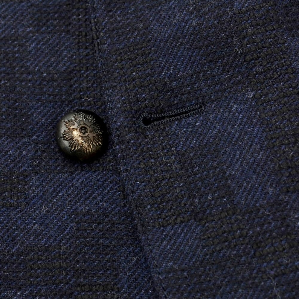 【中古】ザ ジジ THE GIGI ウールアクリル カジュアルジャケット ネイビー【サイズ42】【NVY】【A/W】【状態ランクB】【メンズ】【768970】