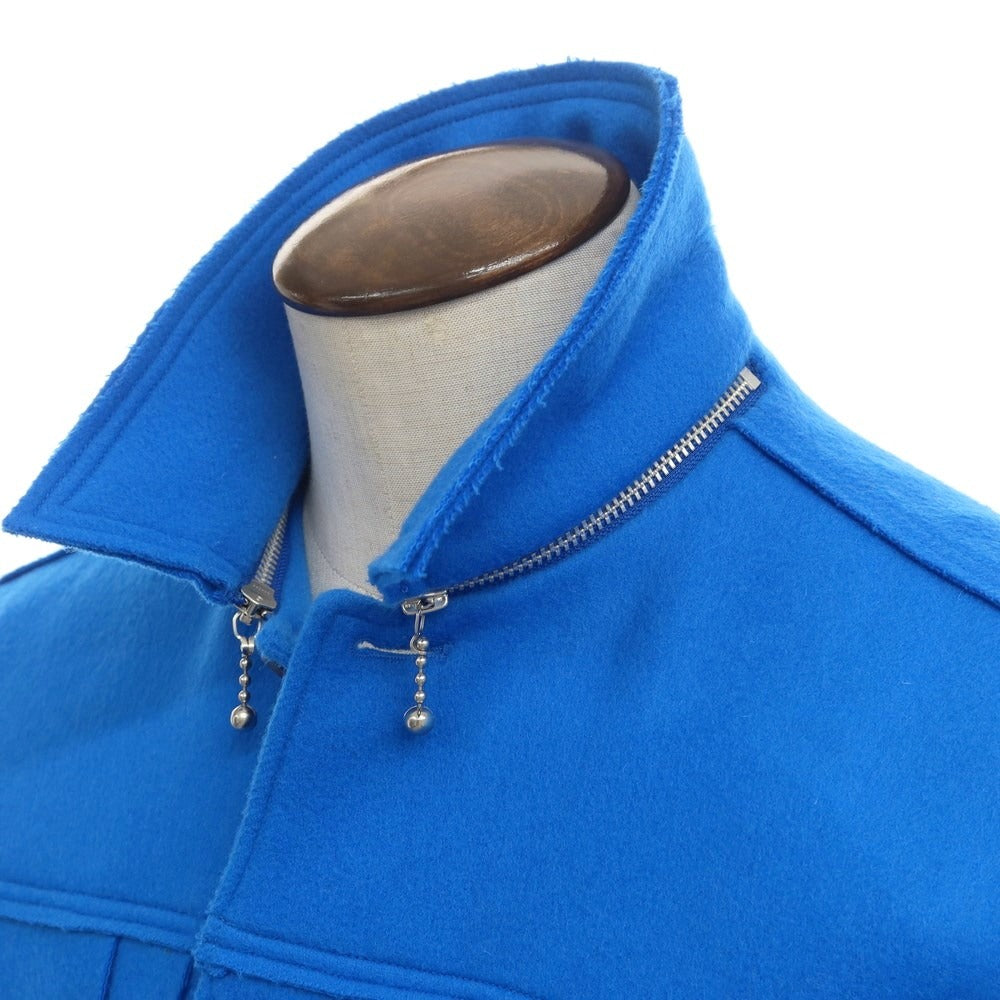 【中古】ナインティナイン パーセント イズ 99%IS- ウールナイロン ワークジャケット ブルゾン ブルー【サイズ4】【BLU】【A/W】【状態ランクC】【メンズ】【768885】