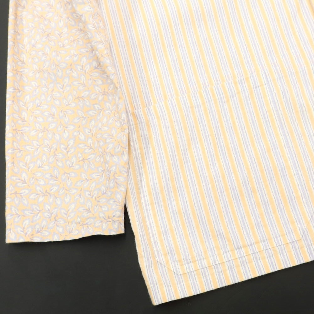 【中古】リバーバレイト REVERBERATE コットン ストライプ カジュアルシャツ オレンジxホワイト【サイズ38】【ORG】【S/S/A/W】【状態ランクB】【メンズ】【768892】