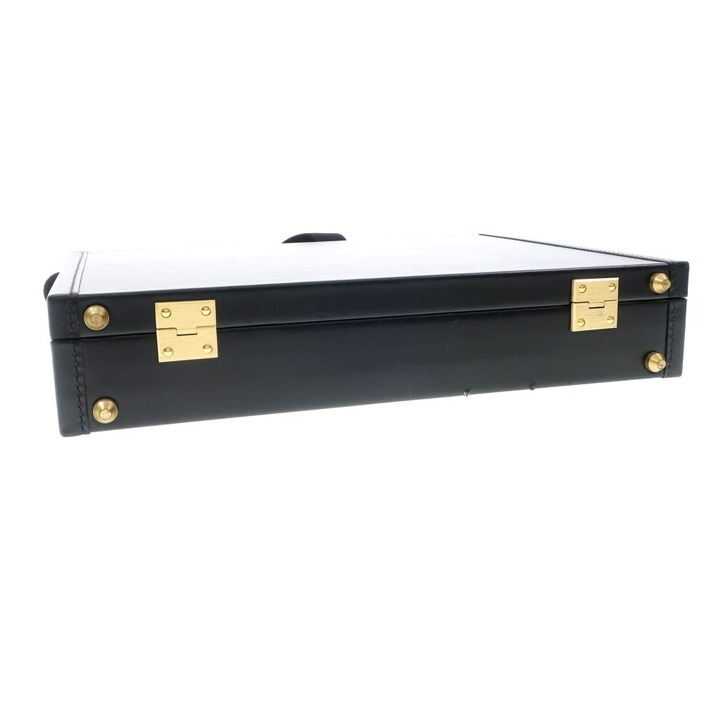 【中古】匠乃固鞄 たくみのトランク Takumi no trunk オーダーメイド レザー アタッシュケース ブラック【 状態ランクB 】【 メンズ 】
