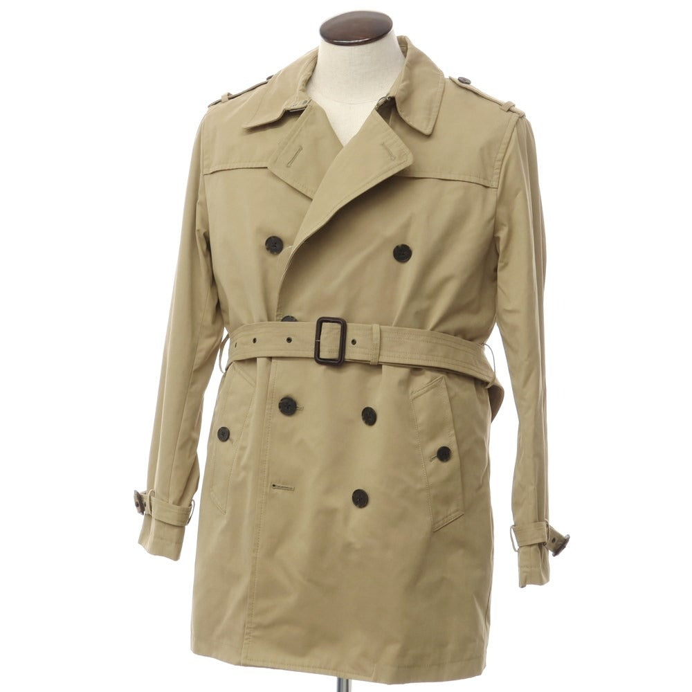 【中古】バナナリパブリック Banana Republic ポリエステルコットン ライナー付 トレンチコート ベージュ【サイズL】【BEI】【A/W】【状態ランクB】【メンズ】