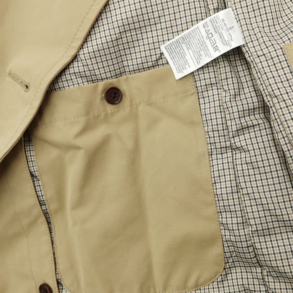 【中古】バナナリパブリック Banana Republic ポリエステルコットン ライナー付 トレンチコート ベージュ【サイズL】【BEI】【A/W】【状態ランクB】【メンズ】