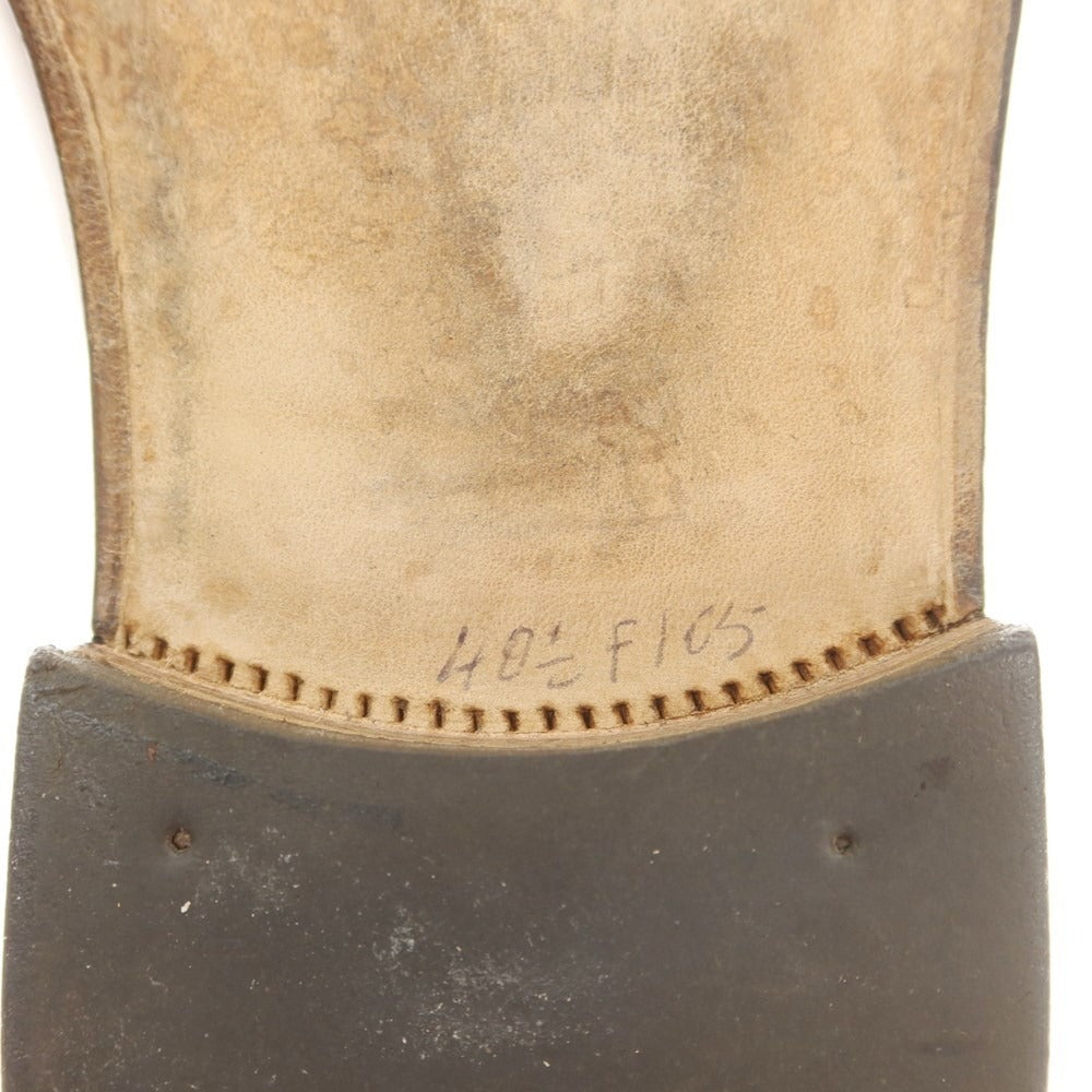 【中古】マンニーナ MANNINA ストレートチップ ドレスシューズ ブラウン【サイズ40.5】【BRW】【S/S/A/W】【状態ランクC】【メンズ】【768780】