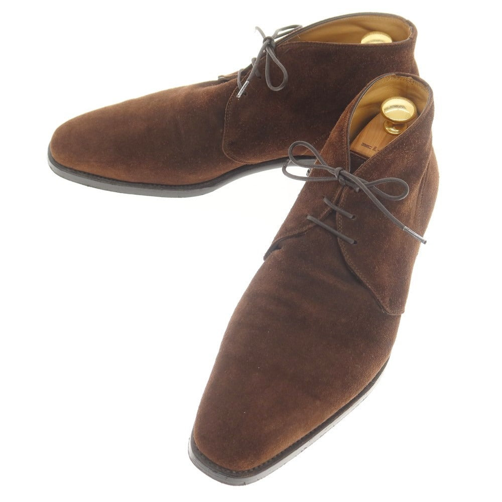 【中古】キートン Kiton スエード チャッカブーツ ダークブラウン【サイズ5 1/2】【BRW】【S/S/A/W】【状態ランクC】【メンズ】【759890】