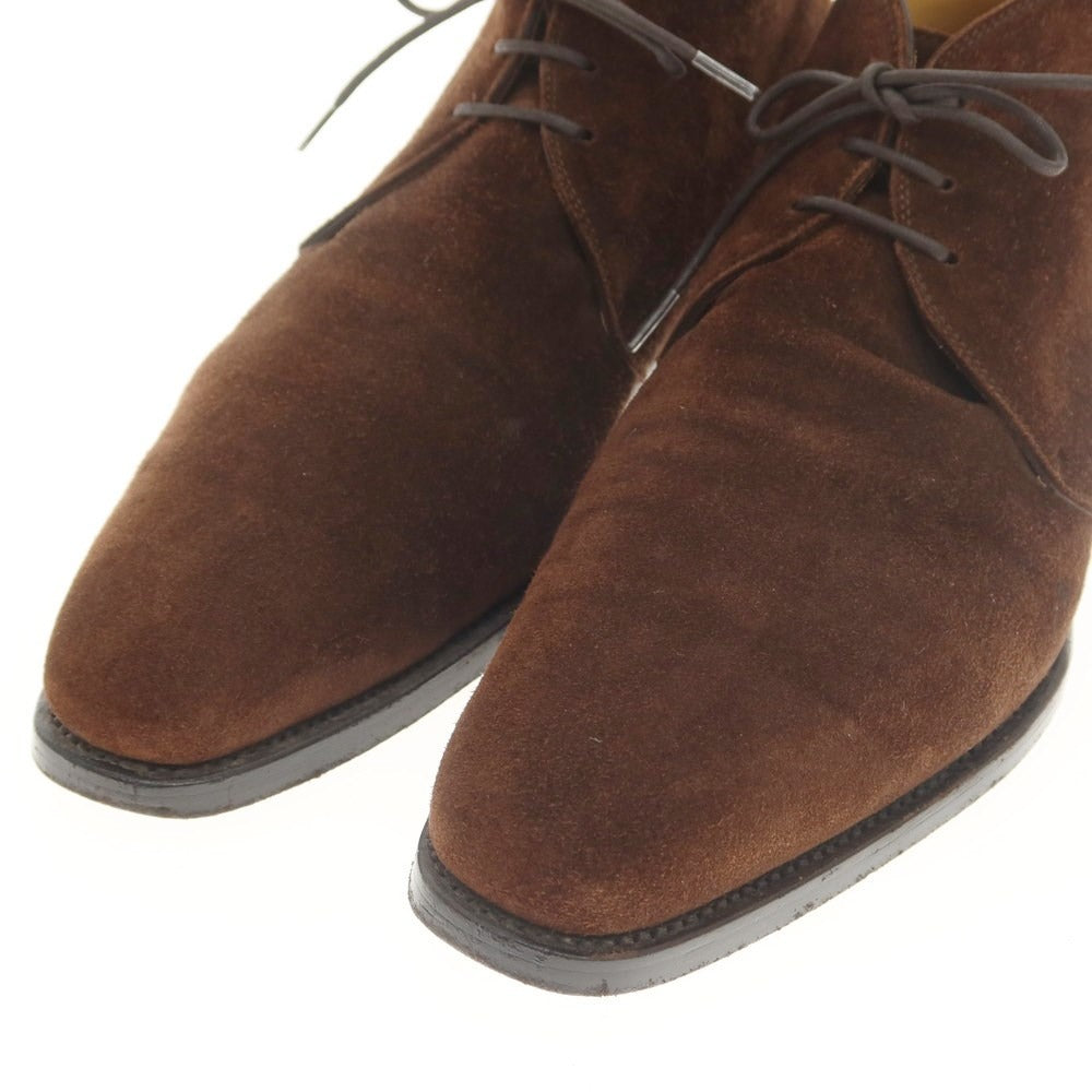 【中古】キートン Kiton スエード チャッカブーツ ダークブラウン【サイズ5 1/2】【BRW】【S/S/A/W】【状態ランクC】【メンズ】【759890】