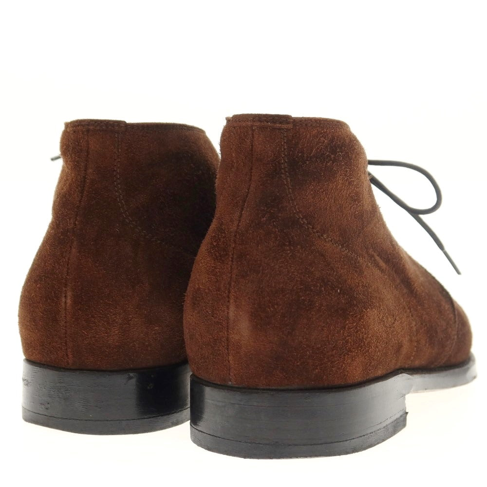 【中古】キートン Kiton スエード チャッカブーツ ダークブラウン【サイズ5 1/2】【BRW】【S/S/A/W】【状態ランクC】【メンズ】【759890】