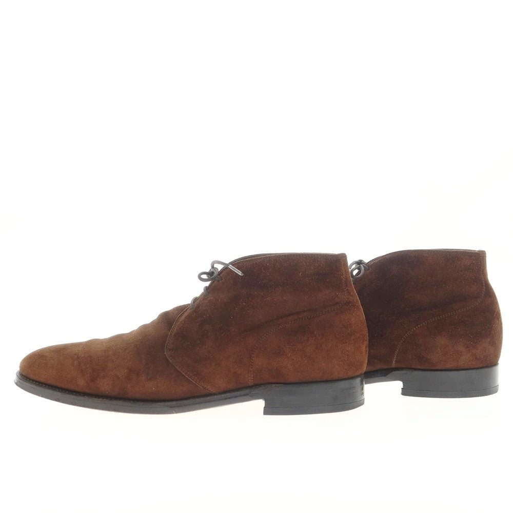 【中古】キートン Kiton スエード チャッカブーツ ダークブラウン【サイズ5 1/2】【BRW】【S/S/A/W】【状態ランクC】【メンズ】【759890】