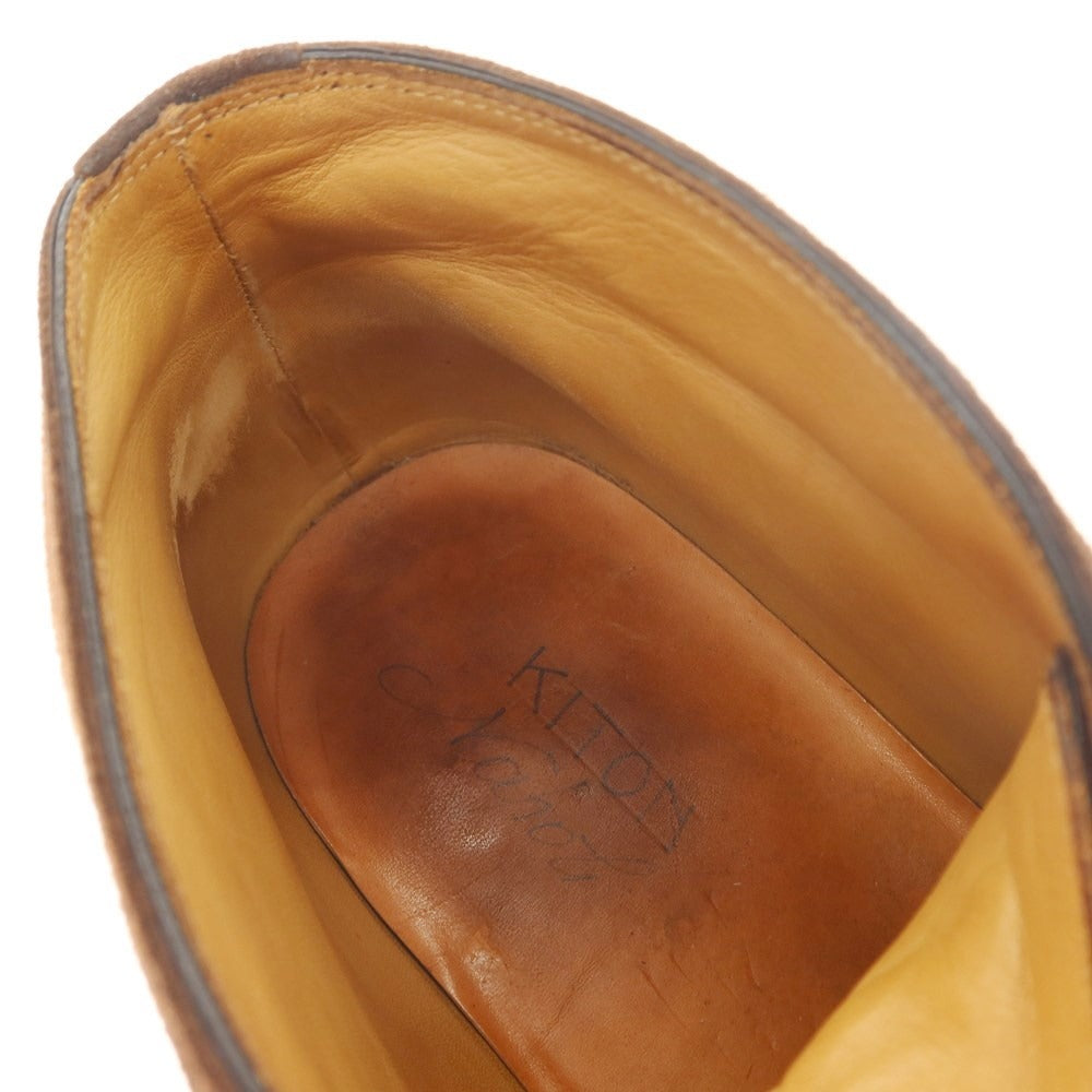 【中古】キートン Kiton スエード チャッカブーツ ダークブラウン【サイズ5 1/2】【BRW】【S/S/A/W】【状態ランクC】【メンズ】【759890】