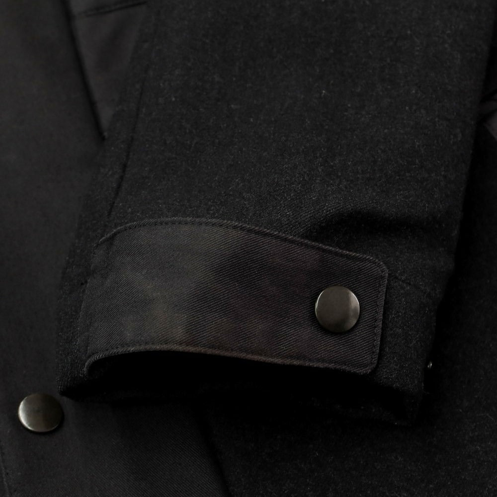 【中古】ポールスミス Paul Smith ウール ナイロン 切替 マウンテンパーカー ブラック系【 M 】【 状態ランクC 】【 メンズ 】