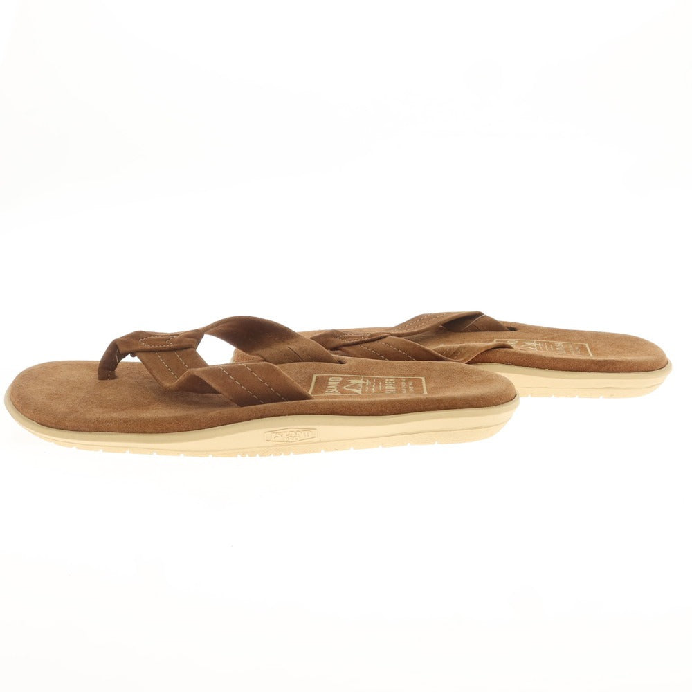 【中古】【未使用】アイランドスリッパ ISLAND SLIPPER スエード トングサンダル ブラウン【 8 】【 状態ランクS 】【 メンズ 】