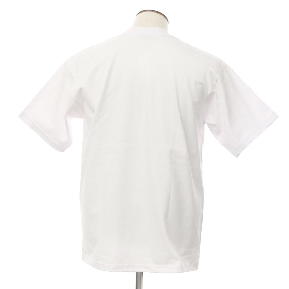 【中古】インカミング ENCOMING コットン系 プリント クルーネック 半袖Tシャツ ホワイト【 表記なし(L位) 】【 状態ランクB 】【 メンズ 】