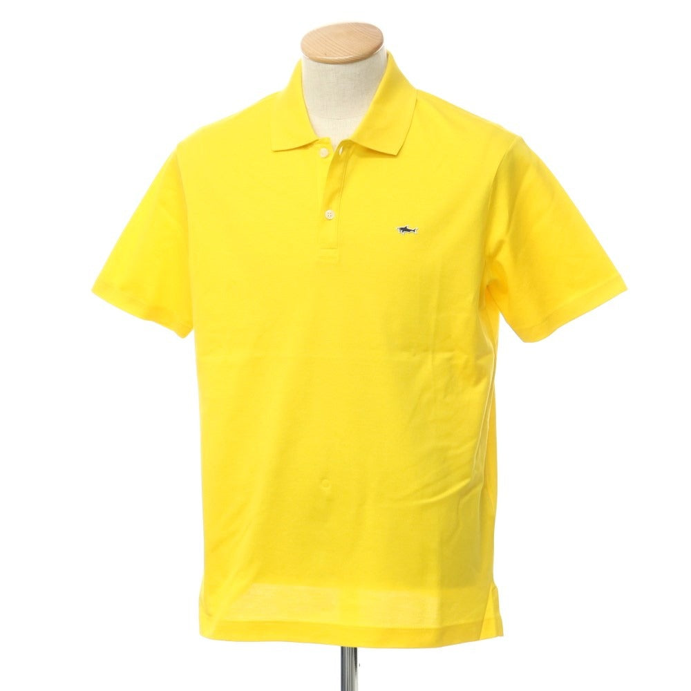 【新品】ポールアンドシャーク PAUL&SHARK コットン 半袖ポロシャツ イエロー【サイズS】【YEL】【S/S】【状態ランクN】【メンズ】【759387】