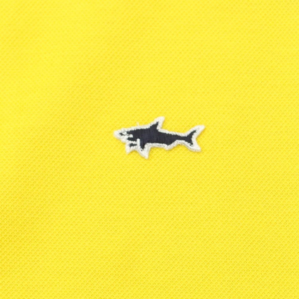 【新品】ポールアンドシャーク PAUL&SHARK コットン 半袖ポロシャツ イエロー【サイズM】【YEL】【S/S】【状態ランクN】【メンズ】【759387】