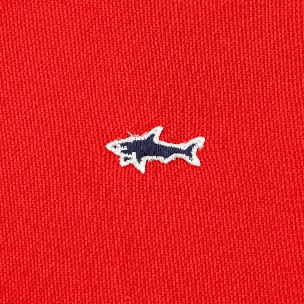 【新品】ポールアンドシャーク PAUL&SHARK コットン 半袖ポロシャツ レッド【サイズM】【RED】【S/S】【状態ランクN】【メンズ】【759385】