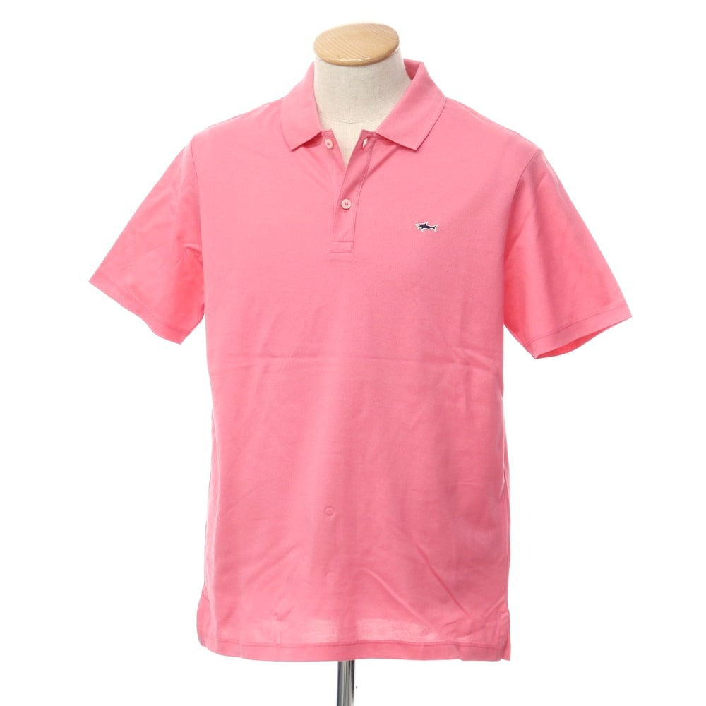 【新品】ポールアンドシャーク PAUL&SHARK コットン 半袖ポロシャツ ピンク【サイズS】【PNK】【S/S】【状態ランクN】【メンズ】【759383】