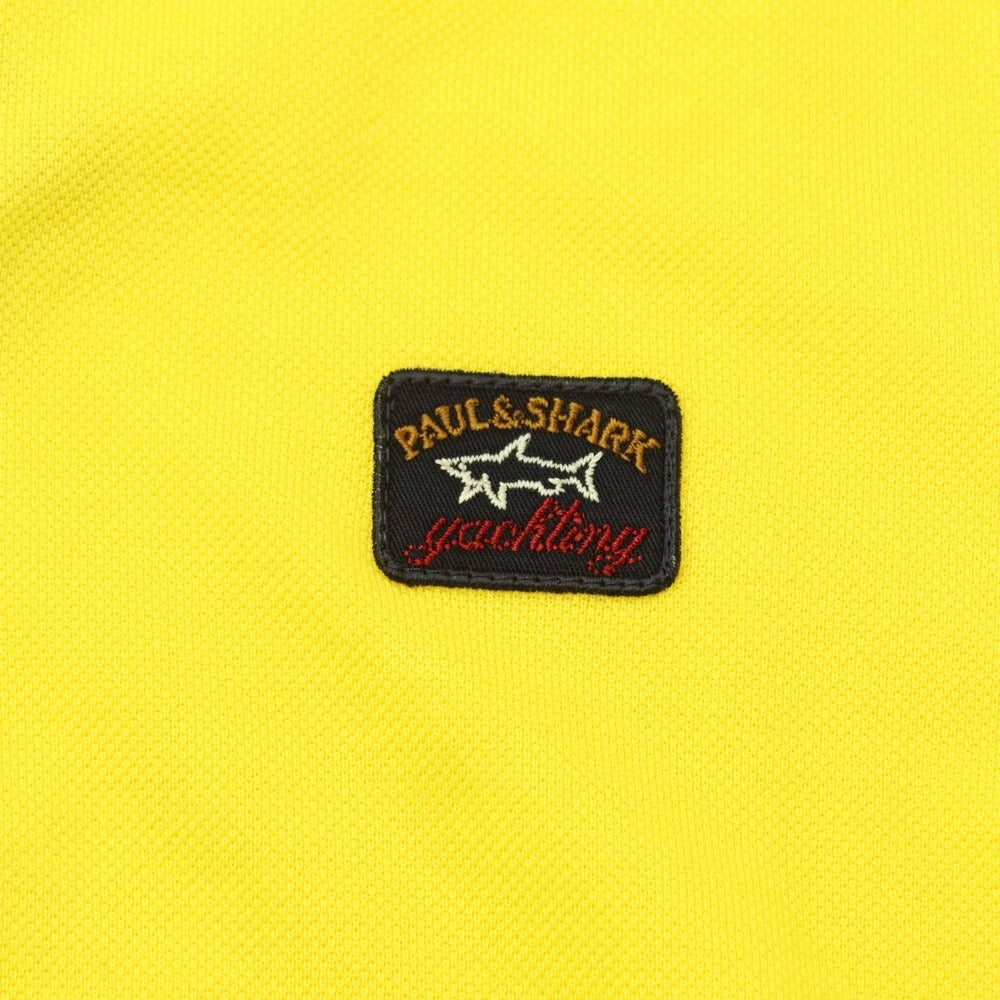 【新品】ポールアンドシャーク PAUL&SHARK コットン 半袖ポロシャツ イエロー【サイズM】【YEL】【S/S】【状態ランクN】【メンズ】【759386】