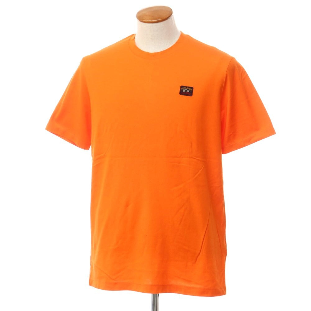 【新品】ポールアンドシャーク PAUL&SHARK ロゴワッペン 半袖Tシャツ オレンジ【 M 】【 状態ランクN 】【 メンズ 】