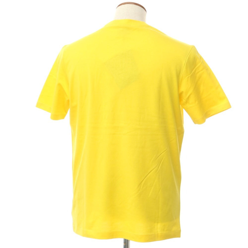 【新品】ポールアンドシャーク PAUL&SHARK ロゴワッペン 半袖Tシャツ イエロー【 M 】【 状態ランクN 】【 メンズ 】