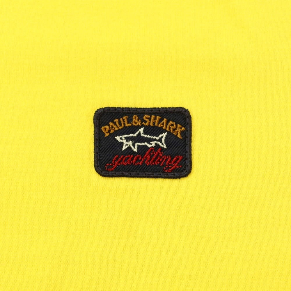 【新品】ポールアンドシャーク PAUL&SHARK ロゴワッペン 半袖Tシャツ イエロー【 M 】【 状態ランクN 】【 メンズ 】