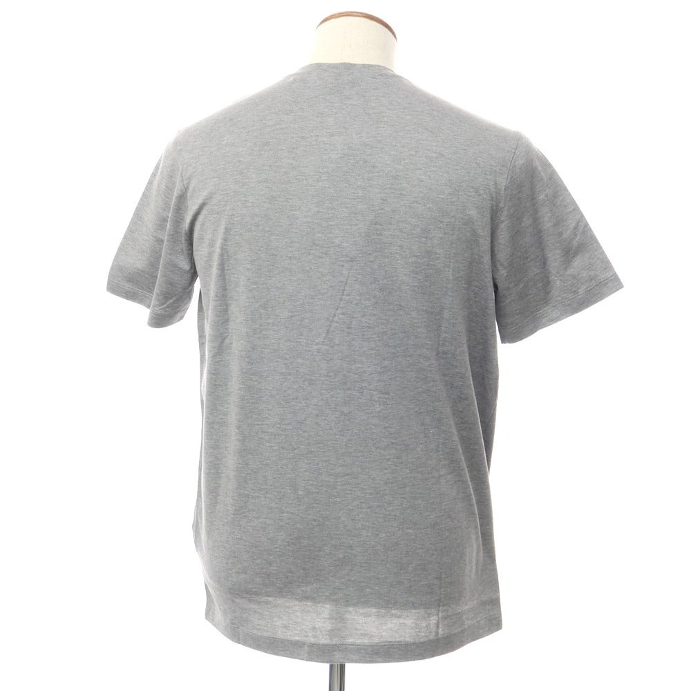 【新品】ポールアンドシャーク PAUL&SHARK ロゴワッペン 半袖Tシャツ グレー【 M 】【 状態ランクN 】【 メンズ 】